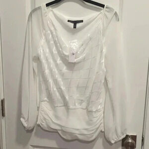 Cowl neck blouse new with tags